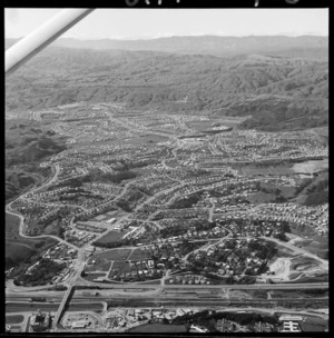 Aerial view of Porirua East