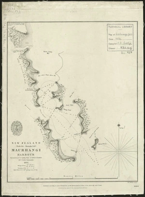 Maurhangi Harbour [cartographic material] / surveyed by F. A. Cudlip ...  H.M.S. Buffalo ... 1834.