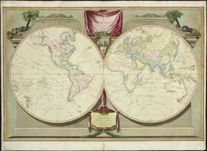 A new map of the world, with Captain Cook's tracks, his discoveries and those of the other circumnavigators [cartographic material] / W. Palmer sc[ulpsit].
