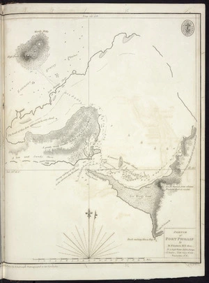 Sketch of Port Phillip [cartographic material] / by M. Flinders, 1802.