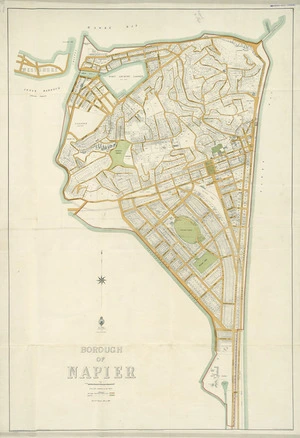 Borough of Napier [cartographic material].
