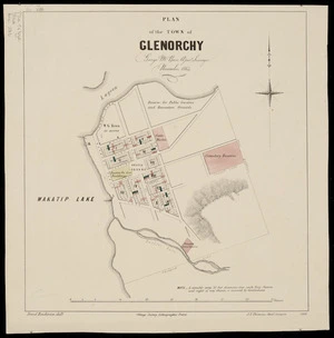 Plan of the town of Glenorchy [cartographic material] / George M. Barr, assist. surveyor, November 1864 ; David Henderson, delt.