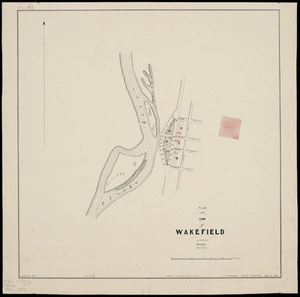 Plan of the town of Wakefield [cartographic material] / J.A. Connell, surveyor, Mar. 1863.