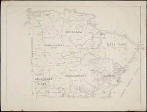 Waiapu County [cartographic material] / drawn by Geo. A. Beere.