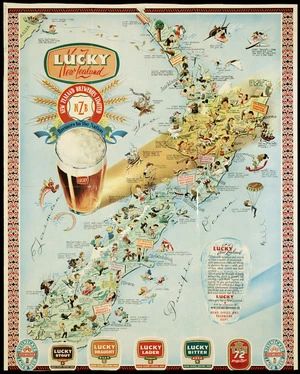 Lucky New Zealand [cartographic material].