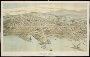 Dunedin 1898 [cartographic material] / J. Wilkie & Co. litho. N. Z.