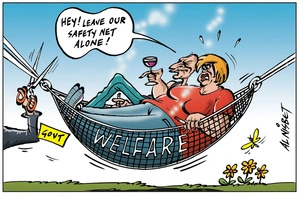 Nisbet, Alistair, 1958- :"Hey! Leave our safety net alone!" 5 June 2011