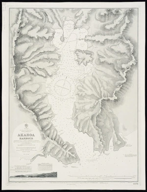 Akaroa Harbour [cartographic material] / surveyed by Captn. J.L. Stokes, Commr. G.H. Richards.