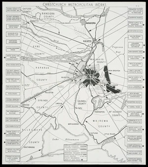 Christchurch metropolitan works [cartographic material].