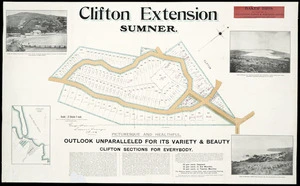 Clifton extension, Sumner [cartographic material] / [surveyed by] George Hanmer.