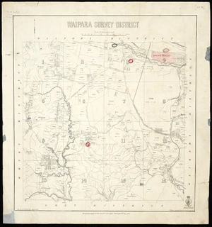 Waipara Survey District [cartographic material] / drawn by H. McCardell.