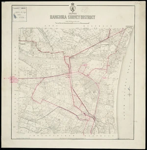 Rangiora Survey District [cartographic material] / drawn by J.M Kemp.