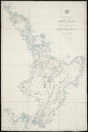 Chapman's map of the North Island of New Zealand [cartographic material].