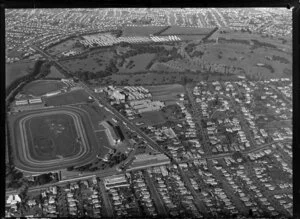 One Tree Hill, showing race track, Auckland