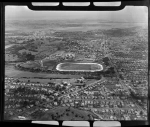 One Tree Hill, showing race track, Auckland