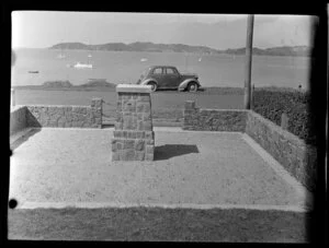 Memorial site, Reverend Henry Williams, Paihia, Bay of Islands