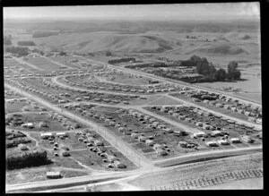 NZ Forest Products Ltd, Tokoroa, South Waikato, shows housing for workers and their families