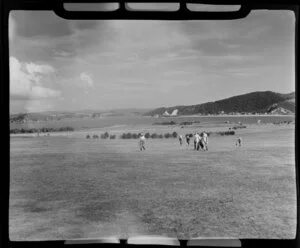Golfers at Waitangi Golf Links, Bay of Islands