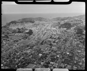 Wellington, showing Courtenay Place to Island Bay