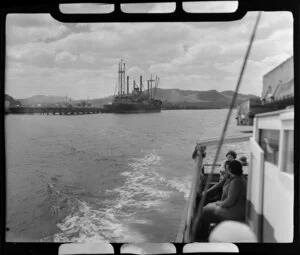 Passenger boat leaving Wharf, Kioreroa, Whangarei, Northland