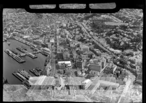 Wellington City, showing Waterloo and Jervois Quays