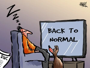 Hawkey, Allan Charles, 1941- :'Back to normal.' 25 October 2011