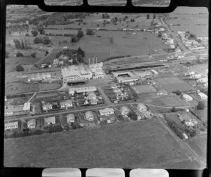 Dairy factory and township of Waitoa, Piako, Waikato
