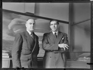 Pan American World Airways, Mr Lendrum (left) and Mr I D Wright