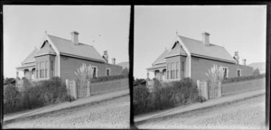 Colonial villa on steep street, Dunedin, Otago Region, including cat
