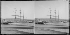 Ship 'City of Adelaide' moored at Dunedin Wharf, Otago Region