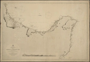 Mayor Id. to Poverty Bay [cartographic material] / surveyed by Commr. B. Drury, R.N. ... 1853 ; engraved by J. & C. Walker.