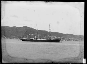 Ship Hinemoa in Wellington harbour