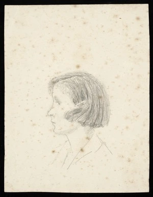 Broadhead, Basil Alexander, 1893-1963 :Margaret H. Broadhead, sketched by her Uncle Basil Broadhead [ca 1930s]