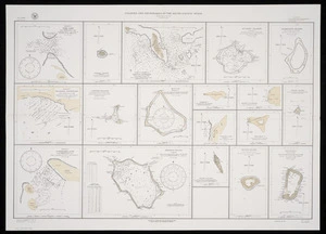 Islands and anchorages in the South Pacific Ocean [cartographic material].