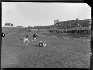 Rugby union match between Petone and University, Athletic Park, Wellington