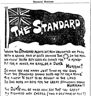 Page 1 Advertisements Column 3 (Mataura Ensign 17-8-1901)