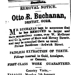 Page 2 Advertisements Column 1 (Mataura Ensign 3-1-1901)