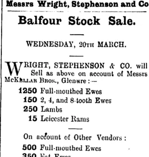 Page 5 Advertisements Column 7 (Mataura Ensign 14-3-1901)