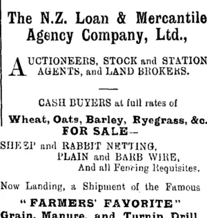 Page 2 Advertisements Column 2 (Mataura Ensign 12-4-1904)