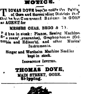 Page 1 Advertisements Column 1 (Mataura Ensign 21-1-1904)