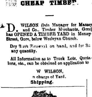 Page 1 Advertisements Column 1 (Mataura Ensign 20-4-1905)