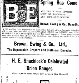 Page 1 Advertisements Column 3 (Mataura Ensign 30-8-1906)