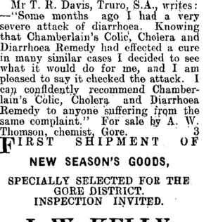 Page 4 Advertisements Column 4 (Mataura Ensign 10-12-1907)
