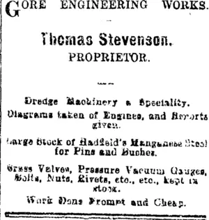 Page 1 Advertisements Column 4 (Mataura Ensign 24-9-1909)