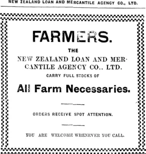 Page 8 Advertisements Column 5 (Mataura Ensign 4-4-1911)
