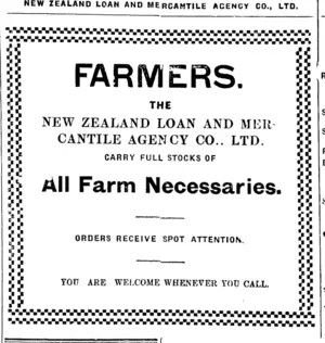 Page 10 Advertisements Column 3 (Mataura Ensign 30-9-1911)