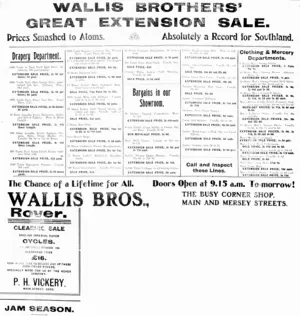 Page 2 Advertisements Column 1 (Mataura Ensign 26-1-1911)
