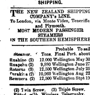 Page 1 Advertisements Column 1 (Mataura Ensign 4-7-1912)