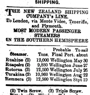 Page 1 Advertisements Column 1 (Mataura Ensign 9-7-1912)