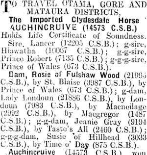 Page 7 Advertisements Column 3 (Mataura Ensign 3-12-1912)